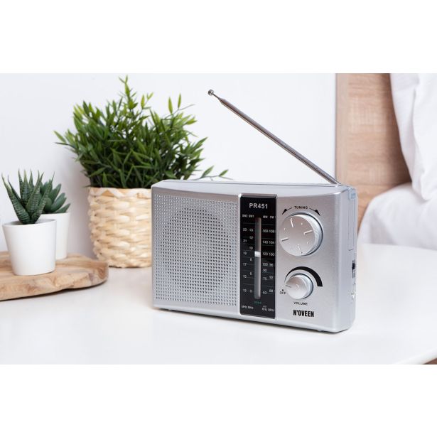 PRENOSNI RADIO NOVEEN PR451 SREBRN