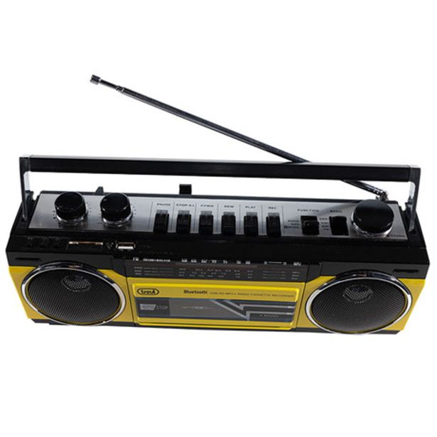 PRENOSNI RADIO TREVI RR 501 BT ČRNO RUMEN