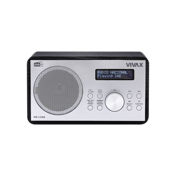 PRENOSNI RADIO VIVAX DW-2 DAB ČRNA