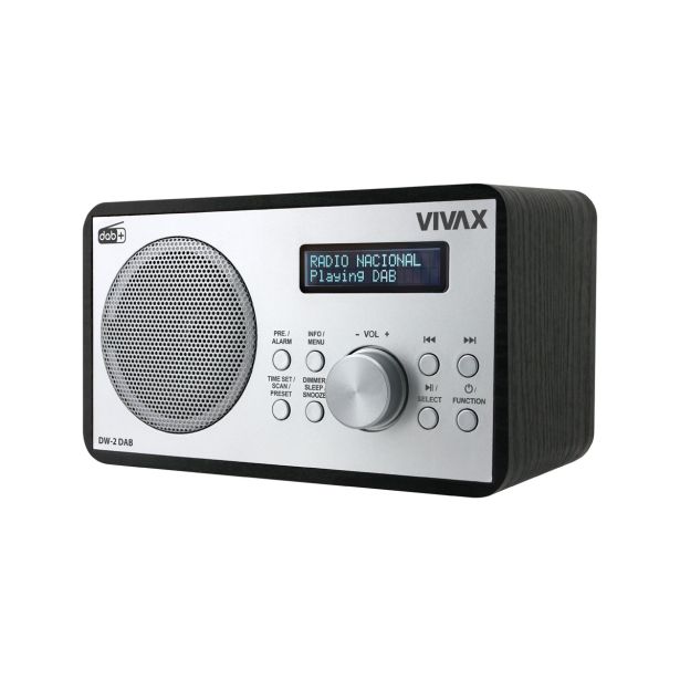PRENOSNI RADIO VIVAX DW-2 DAB ČRNA