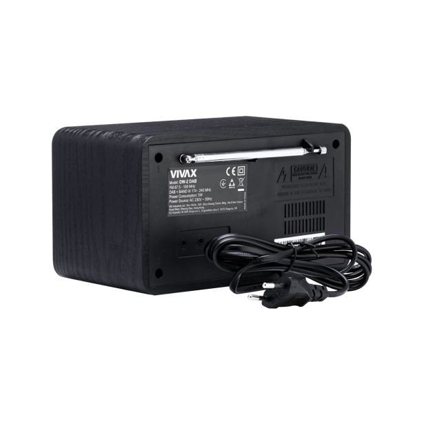 PRENOSNI RADIO VIVAX DW-2 DAB ČRNA
