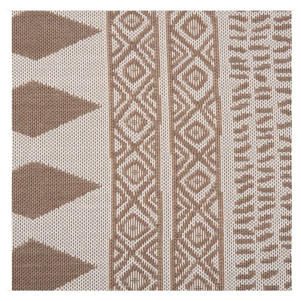 PREPROGA NATERIAL DELOS 120X180 BEŽ/RJAVA ZUNANJA