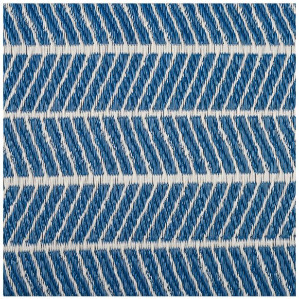 PREPROGA NATERIAL ENOS 120X180 MODRA/BEŽ ZUNANJA