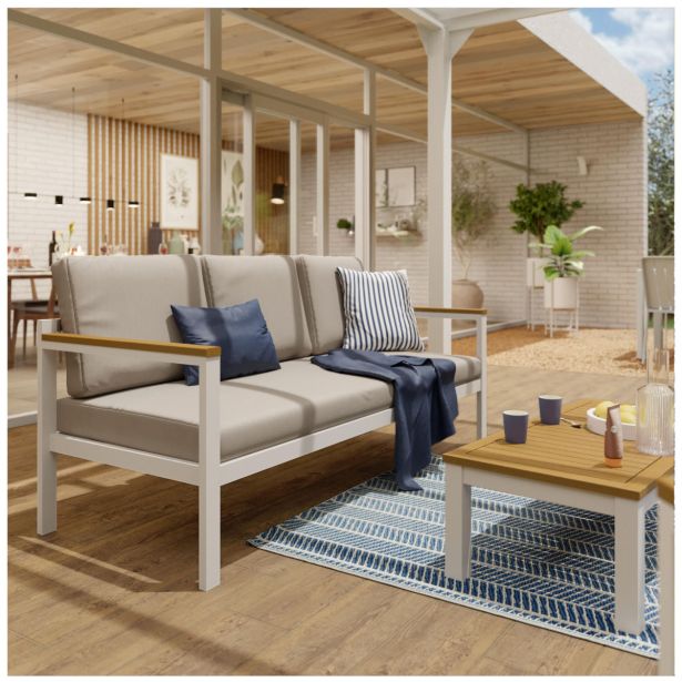 PREPROGA NATERIAL ENOS 120X180 MODRA/BEŽ ZUNANJA