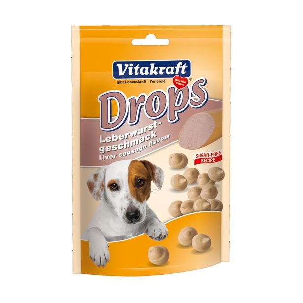 PRIBOLJŠEK ZA PSA VITAKRAFT DROPS JETRA, ZA PSE, 200G