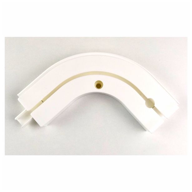 PRIBOR HUNGARIA KARNIS LOK ZA ENOJNO TRAČNICO LEVI IN DESNI, BELI