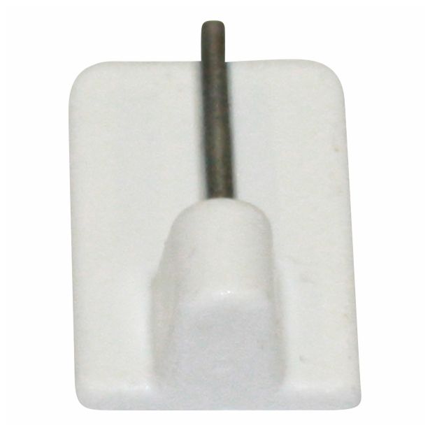 PRIBOR HUNGARIA KARNIS NOSILEC VITRAŽNI SAMOLE. BELI SK17X24 MM 4 KOS/ZAV