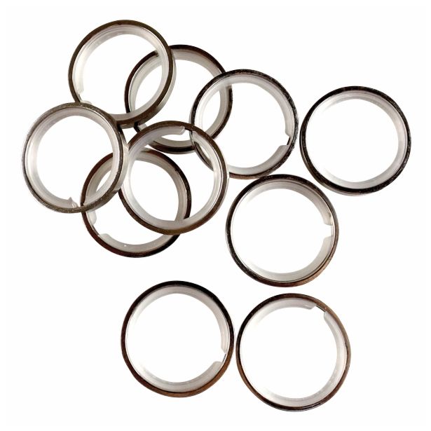 PRIBOR HUNGARIA KARNIS OBROČEKS KLJUK. FRANCE 19 MM INOX 10KOS/ZAV