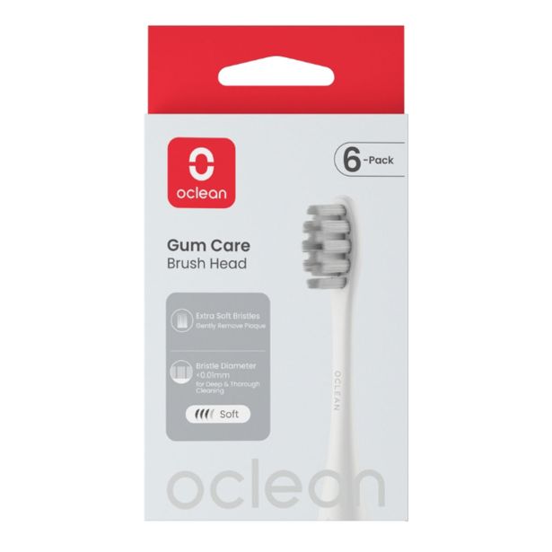 PRIBOR IN DODATKI OCLEAN NASTAVEK GUM CARE 6 KOS BELA