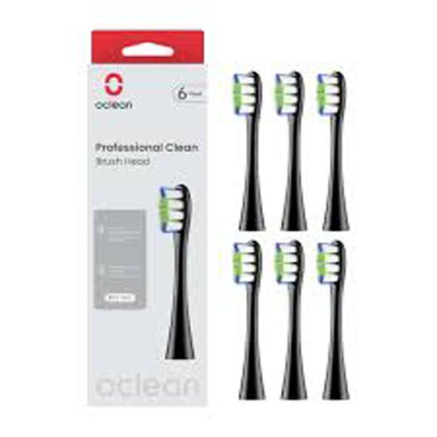 PRIBOR IN DODATKI OCLEAN NASTAVEK PROFESSIONAL CLEAN, 6 KOS, ČRNA