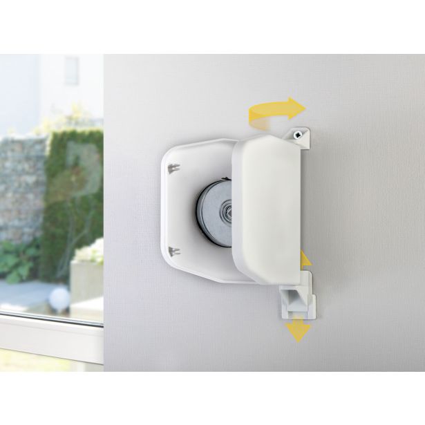 PRIBOR SCHELLENBERG NAVIJALEC ZA ROLETE FLEXO MINI S TEČAJI BEL