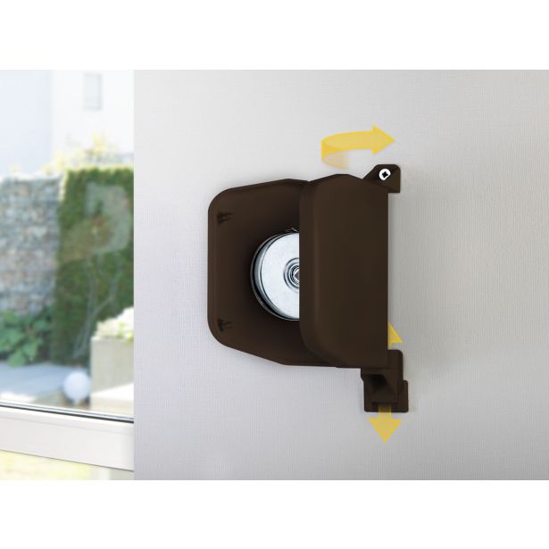 PRIBOR SCHELLENBERG NAVIJALEC ZA ROLETE FLEXO MINI S TEČAJI RJAV