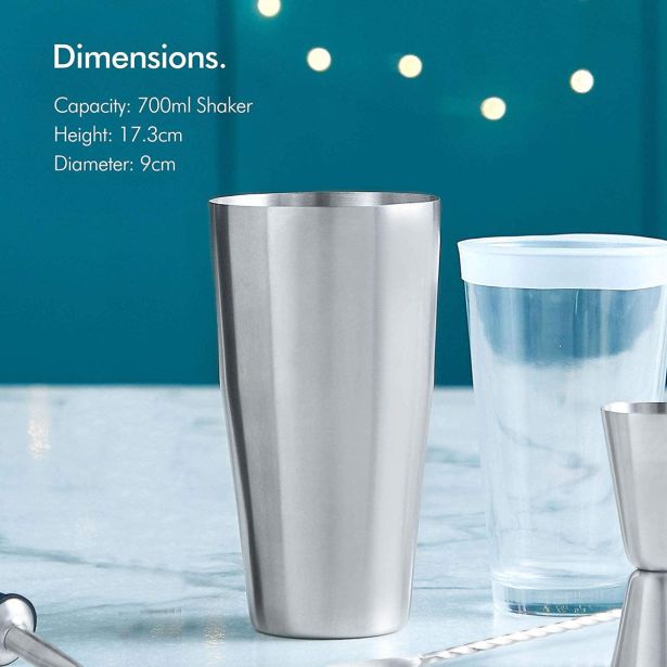 PRIBOR ZA KOKTEJL VONSHEF 6 DELNI SET BOSTON