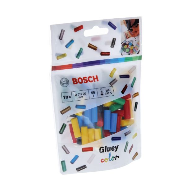 PRIBOR ZA LEP-LAK.PIŠTOLE BOSCH VEČBARVNE LEPILNE PALČKE ZA GLUEY
