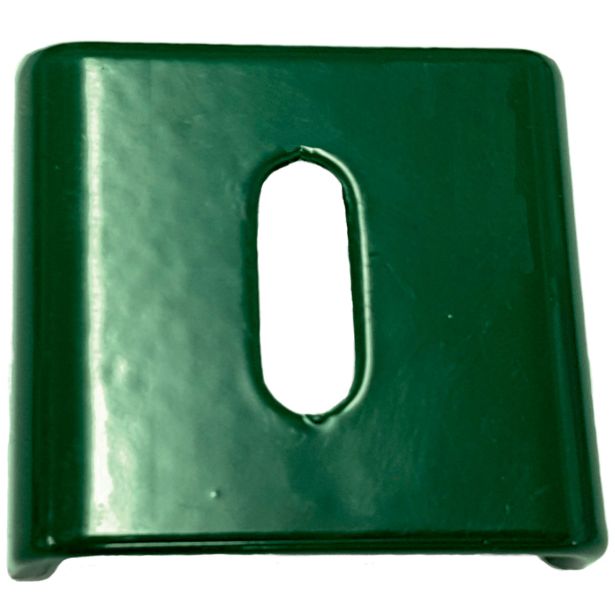 PRIBOR ZA OGRAJO SPOJKA M ZA STEBER 50X50 Z VIJAKOM KOV. ZELENA 4/1
