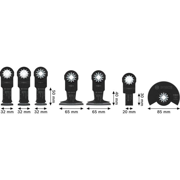 PRIBOR ZA VEČNAM. ORODJA BOSCH 7 KOS