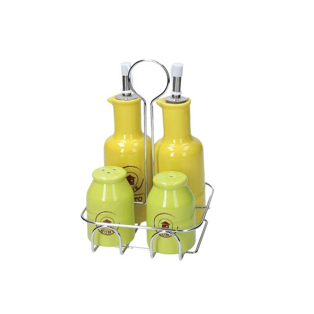 PRIBOR ZA ZAČIMBE TOGNANA DOLCE CASA RUSTIC ZA SOL, POPER, OLJE, KIS