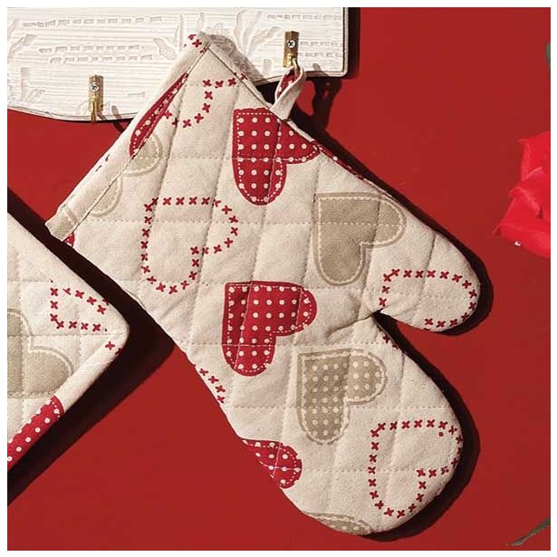 PRIJEMALKA STAR ROKAVICA SRCE 17X29 CM