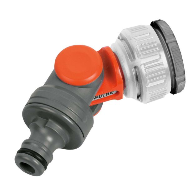 PRIKLJUČEK ZA VODO GARDENA KOTNI (VRTLJIV) NASTAVEK ZA PIPO 25.4MM-12.7MM