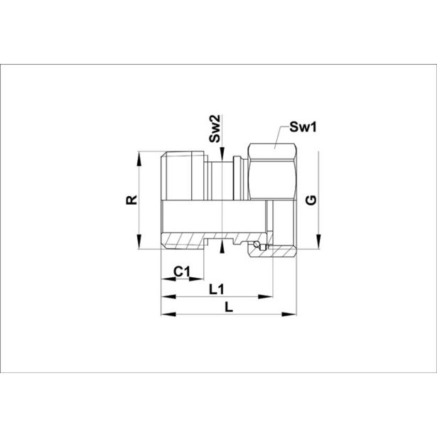 PRIKLJUČNI PRIBOR KOVINA HOLANDSKI PRIKLJUČEK DN25 EUROKONUS