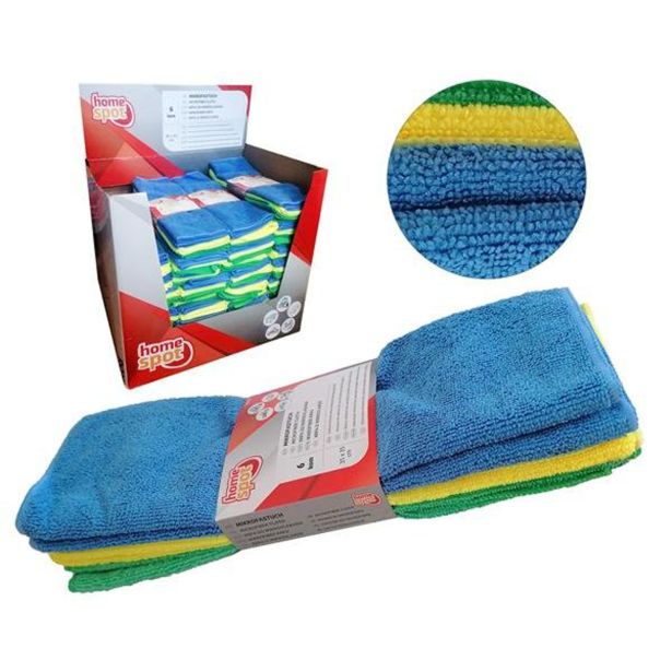 PRIPOMOČEK ZA ČIŠČENJE HOME SPOT KRPA IZ MIKROVLAKEN 6 KOS 35X35