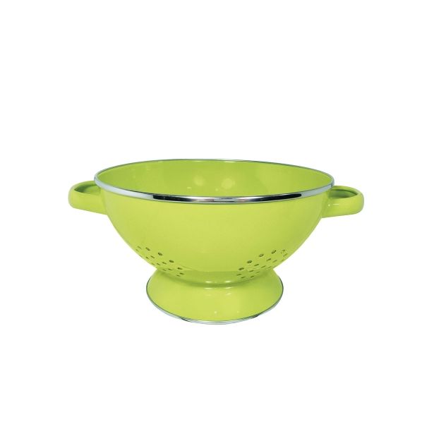 PRIPOMOČEK ZA ODCEJANJE ENAMELIE CEDILO 22 CM Z DVEMA ROČAJEMA ARMA