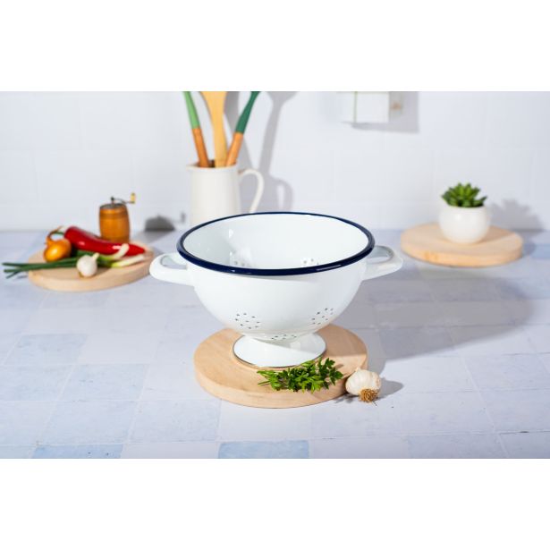 PRIPOMOČEK ZA ODCEJANJE METALAC CEDILO 20 CM 2.5LIT RETRO