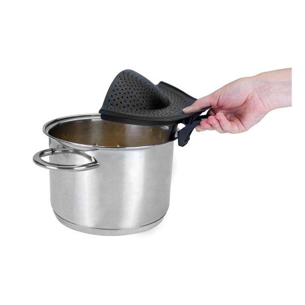 PRIPOMOČEK ZA ODCEJANJE METALTEX CEDILO CLIP ON NYLON NASTAVEK ZA POSODO