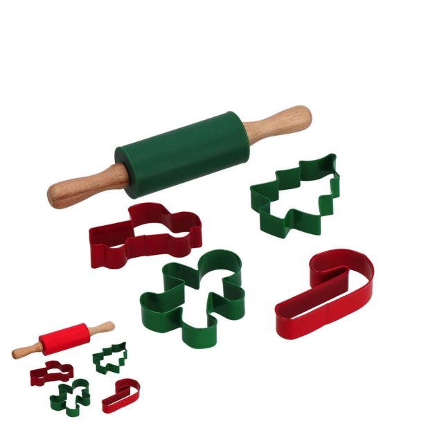 PRIPOMOČEK ZA PEKO STAR 5 DELNI SET ZA OBLIKOVANJE PIŠKOTOV