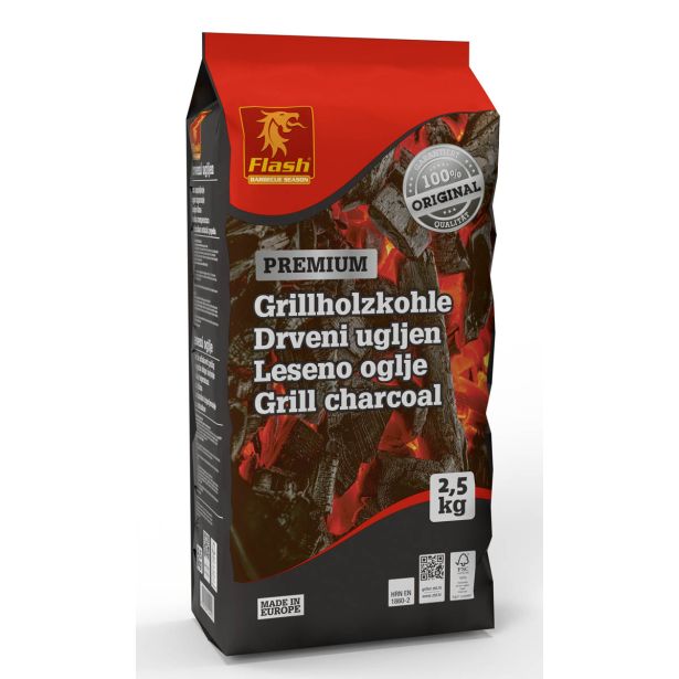 PRIPOMOČEK ZA PRIŽIGANJE FLASH LESNO OGLJE GRILLER 2.5KG