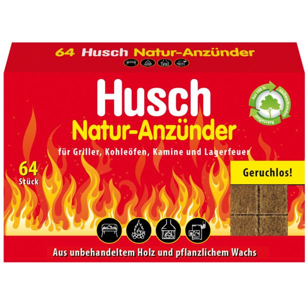 PRIPOMOČKI ZA PODŽIG HUSCH KOCKE ZA PRIŽIGANJE 64 KOM