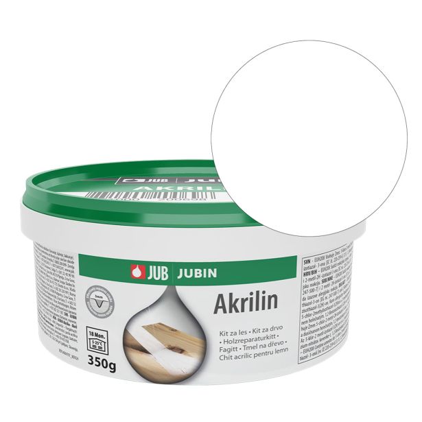PRIPRAVA POVRŠINE JUB JUBIN AKRILIN KIT ŠT. 10 BELI 350 G