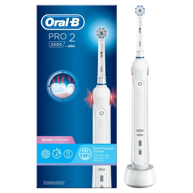 ELEKTRIČNA ZOBNA ŠČETKA ORAL-B PRO 2 SENSITIVE ULTRATHIN