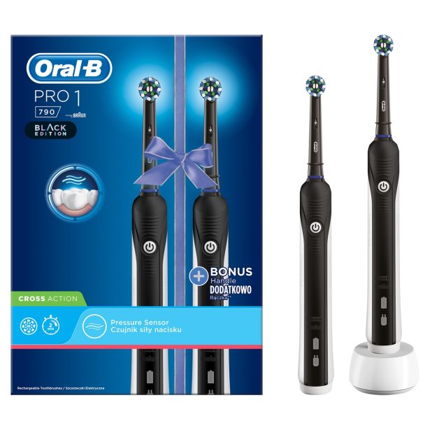 ELEKTRIČNA ZOBNA ŠČETKA PRO1 790 CROSSACTION + BONUS HANDLE