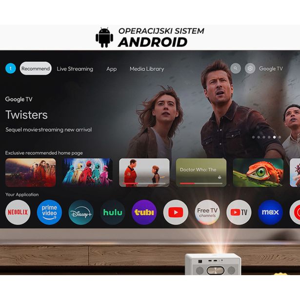 PROJEKTOR BYINTEK PLATO T5 PRENOSNI LED