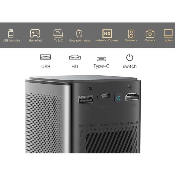 PROJEKTOR BYINTEK UFO P70X PRENOSNI 3D LED DLP