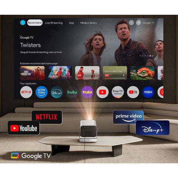 PROJEKTOR BYINTEK UFO R90 MAX PRENOSNI LED DLP