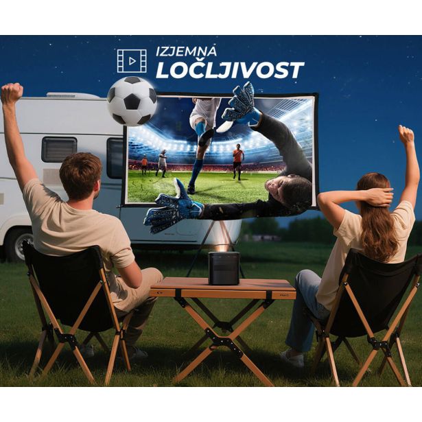 PROJEKTOR BYINTEK UFO U80 MAX PRENOSNI 3D LED DLP