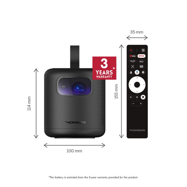 PROJEKTOR THOMSON VEGA PG35B PRENOSNI LED PROJEKTOR