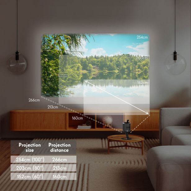 PROJEKTOR THOMSON VEGA PG35B PRENOSNI LED PROJEKTOR