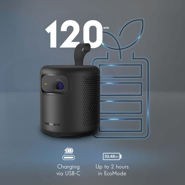 PROJEKTOR THOMSON VEGA PG35B PRENOSNI LED PROJEKTOR