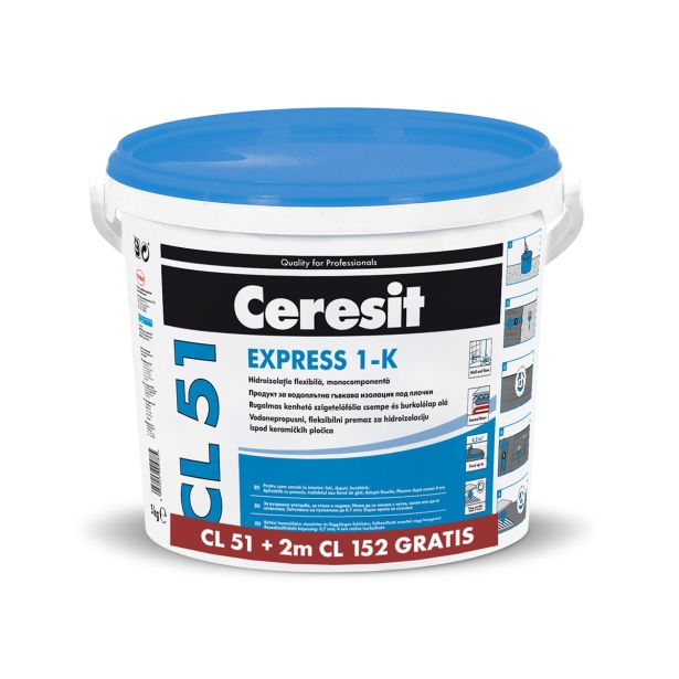 VODOTESNA MASA HENKEL ACB CERESIT CL 51 5KG PROMO +2M CL152 GRATIS