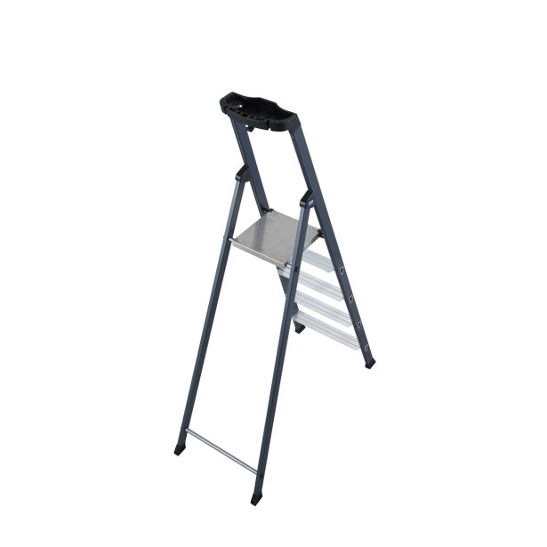 PROSTOSTOJEČA LESTEV KRAUSE MONTO SEPRO S 1X5 STOPNIC 1.6M DELOVNA VIŠINA 3.05M