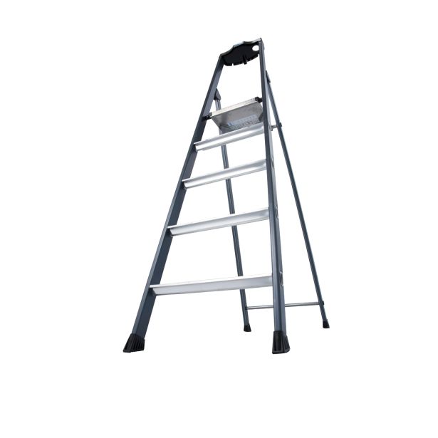 PROSTOSTOJEČA LESTEV KRAUSE MONTO SEPRO S 1X5 STOPNIC 1.6M DELOVNA VIŠINA 3.05M