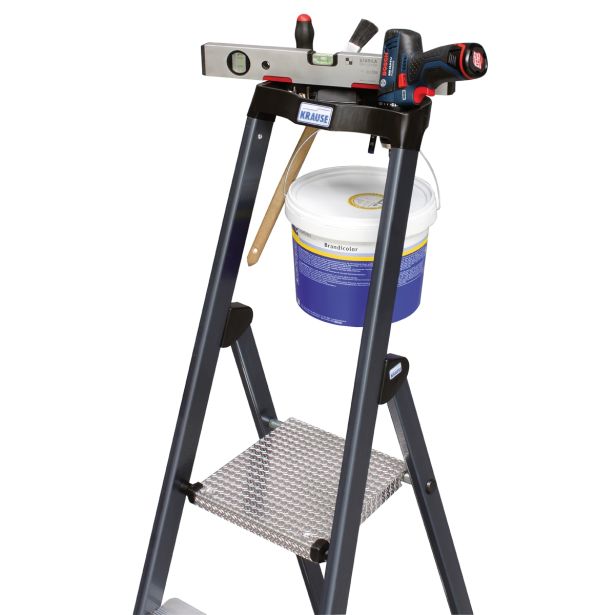 PROSTOSTOJEČA LESTEV KRAUSE MONTO SEPRO S 1X5 STOPNIC 1.6M DELOVNA VIŠINA 3.05M