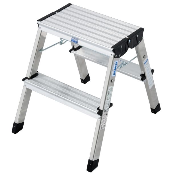 PROSTOSTOJEČA LESTEV KRAUSE MONTO TREPPY 2X2 STOPNIC 0.45M DELOVNA VIŠINA 2.45M