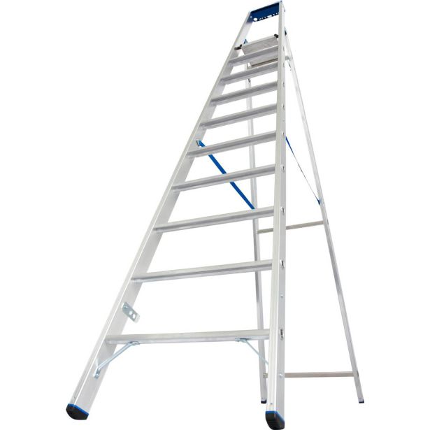 PROSTOSTOJEČA LESTEV KRAUSE STABILO 10 STOPNIČNA 3M