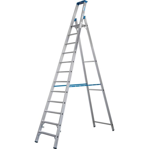 PROSTOSTOJEČA LESTEV KRAUSE STABILO 12 STOPNIČNA R13 STOPNICE 3.45M