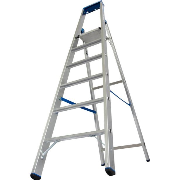 PROSTOSTOJEČA LESTEV KRAUSE STABILO 6 STOPNIČNA 2.05M