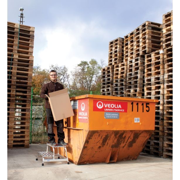 PROSTOSTOJEČA LESTEV KRAUSE STABILO KOVINSKA PLATFORMA 1X4 0.8M